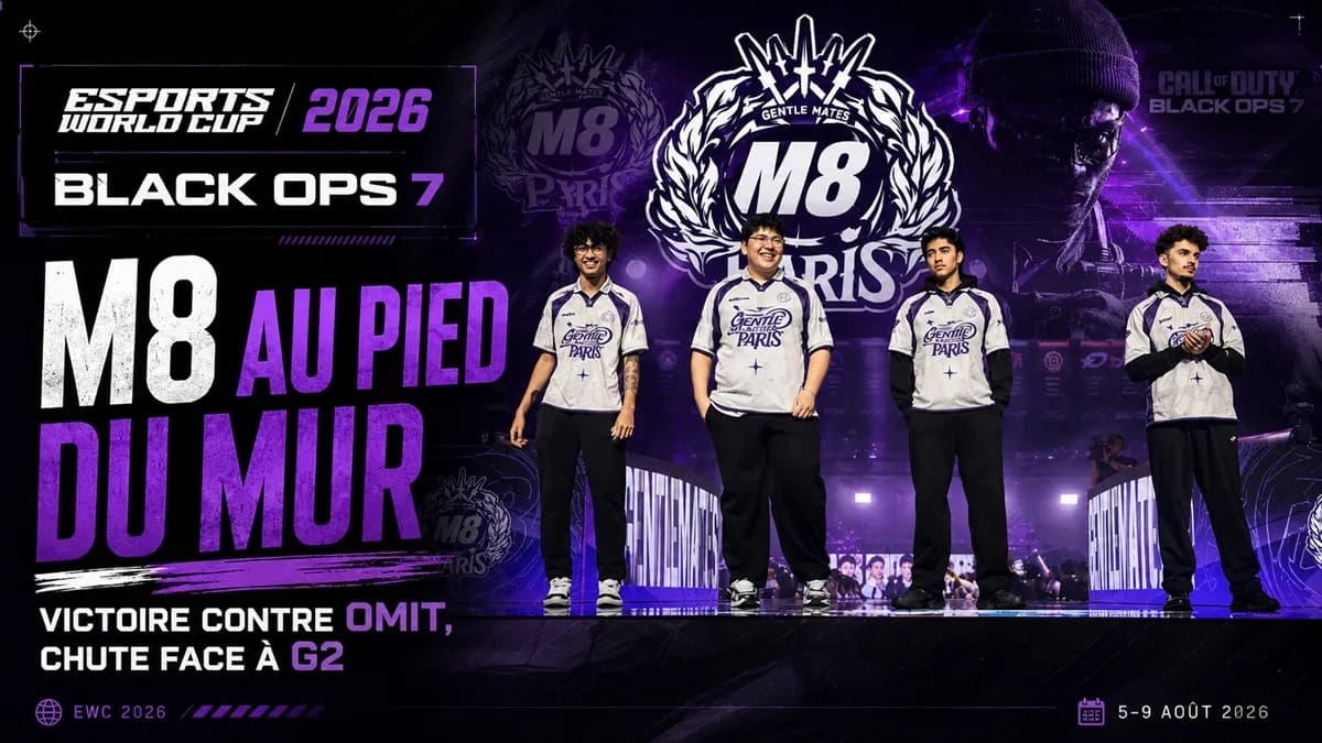 EWC 2026 Call of Duty BO7 - Gentle Mates écrase OMiT, mais tombe face à G2