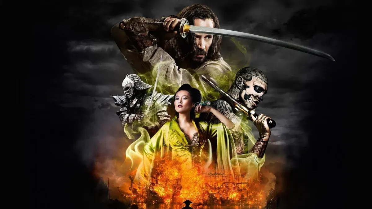 Keanu Reeves brandit un katana sur un visuel officiel de 47 Ronin