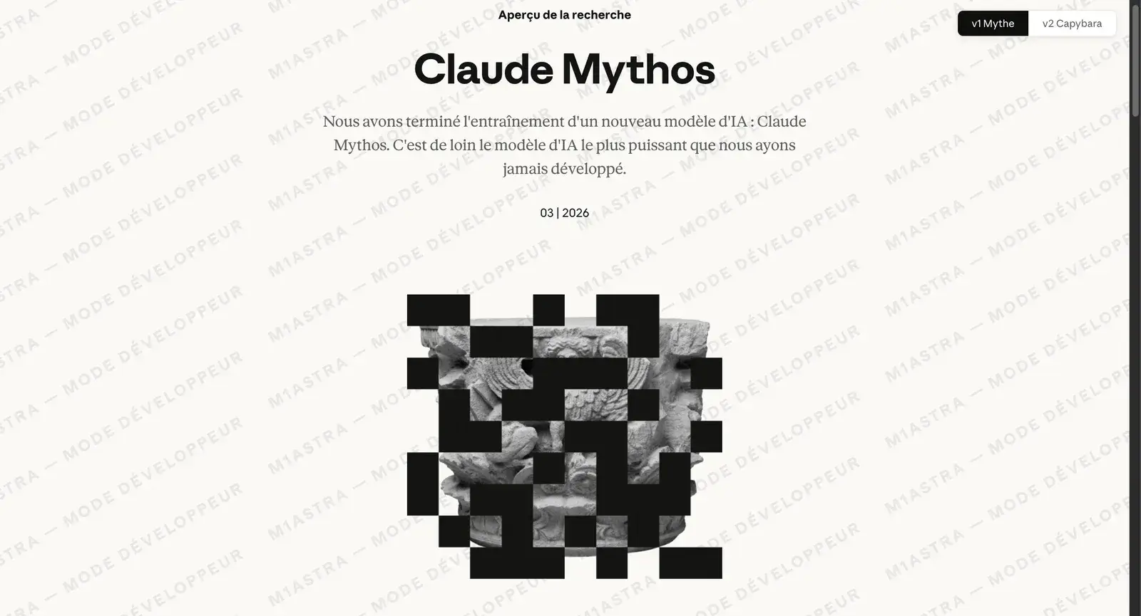 Mythos 5 : Washington rebranche l'IA d'Anthropic, mais pour une centaine de clients seulement