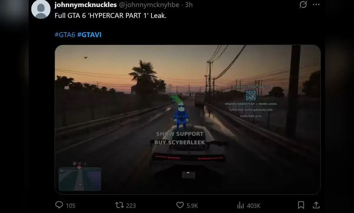 Image - GTA CyberLeek continue ses leaks