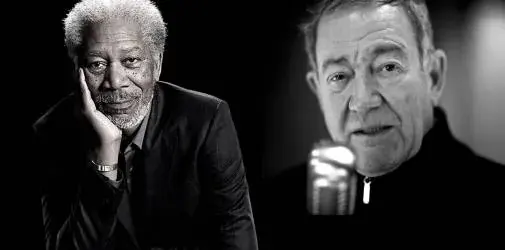 Morgan Freeman, portraits en noir et blanc