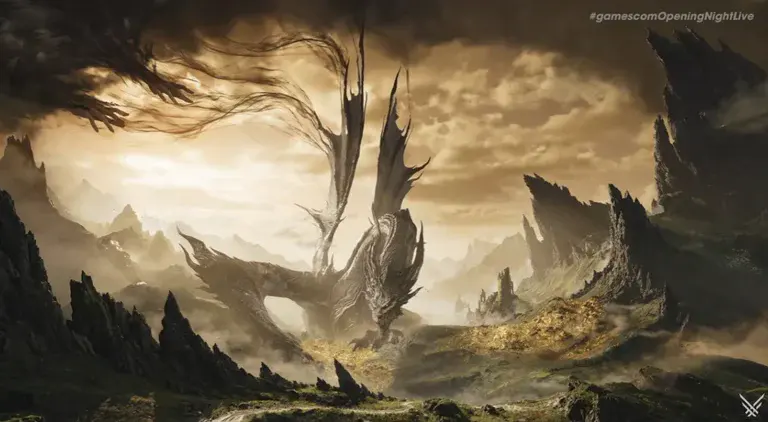 Nodus Fall : un dragon monumental dans une vallée dorée