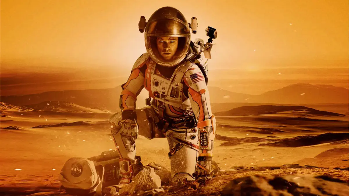 Seul sur Mars film banniere matt damon
