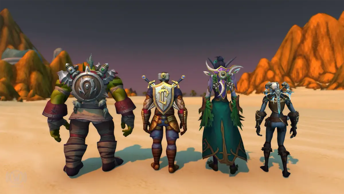 Quelques classes et skins de WoW Forever