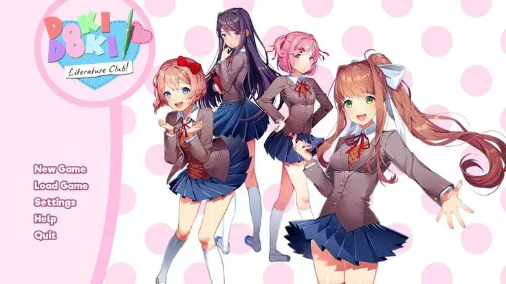 DokiDoki Littérature Club:Suicide, glitch et petits gâteaux.