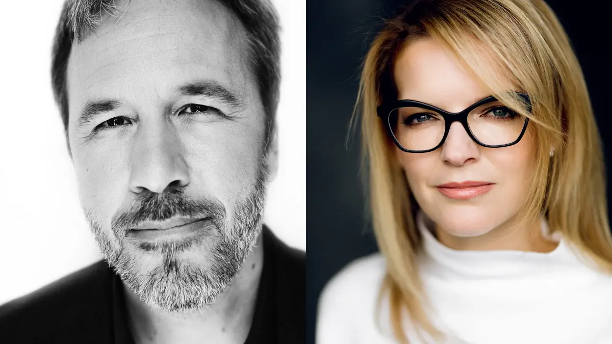 Denis Villeneuve à gauche et Tanya Lapointe à droite, portraits officiels diffusés pour le prochain James Bond