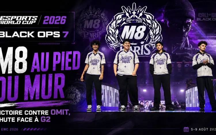EWC 2026 Call of Duty BO7 - Gentle Mates écrase OMiT, mais tombe face à G2
