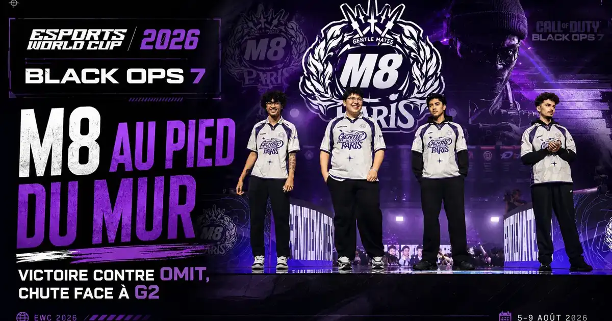 EWC 2026 Call of Duty BO7 - Gentle Mates écrase OMiT, mais tombe face à G2