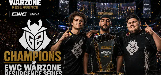 EWC 2026 Call of Duty Warzone: G2 champion, Gentle Mates performe et se place dans le top 5