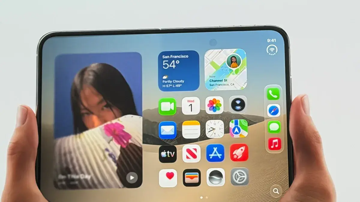iPhone Duo : Apple sort enfin son pliable, 7,6 pouces et caméra sous l'écran