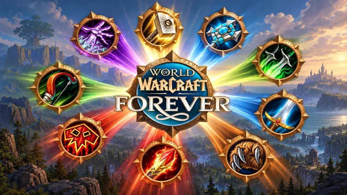 WoW Forever: le guide complet des neuf classes pour choisir votre aventure
