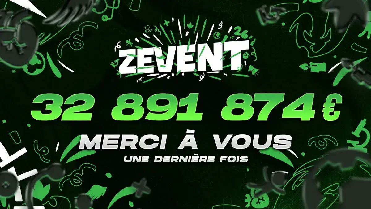 ZEvent 2026: 32,9 millions d’euros, un dernier record et puis s’en va