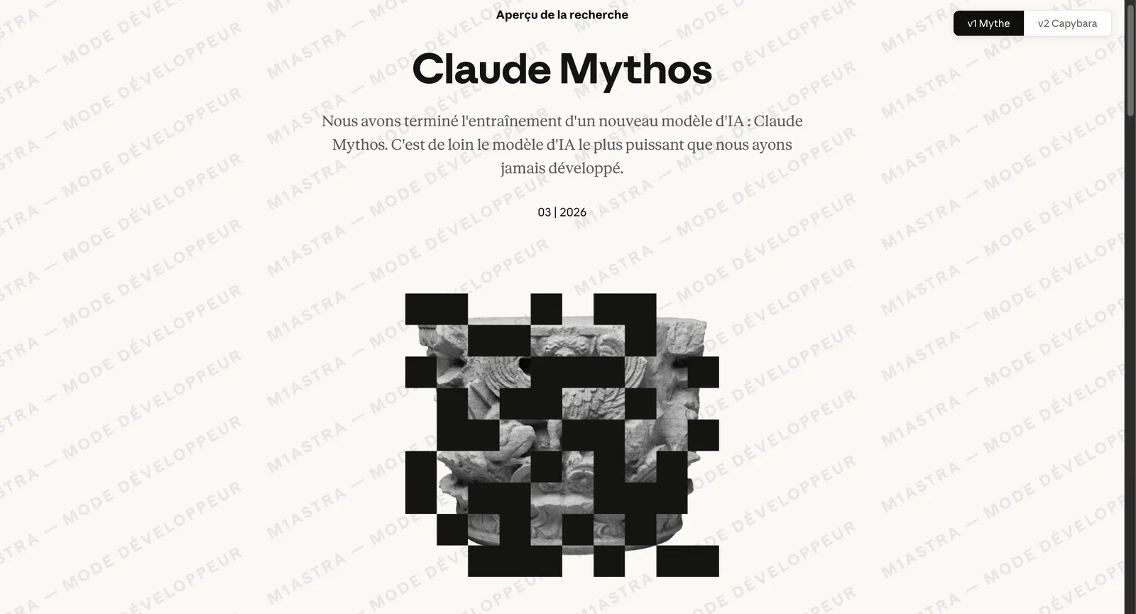 Mythos 5 : Washington rebranche l'IA d'Anthropic, mais pour une centaine de clients seulement