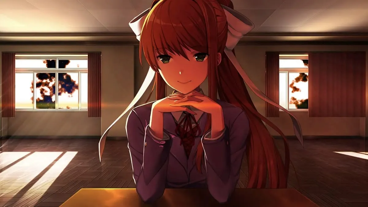 Image - DokiDoki Littérature Club Suicide, glitch