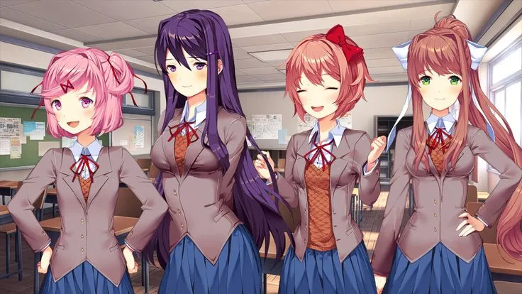 Image - DokiDoki Littérature Club Suicide, glitch
