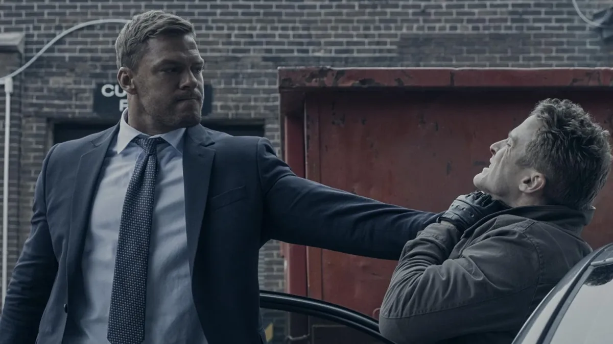 Capture d'écran - Reacher saison Alan Ritchson promet