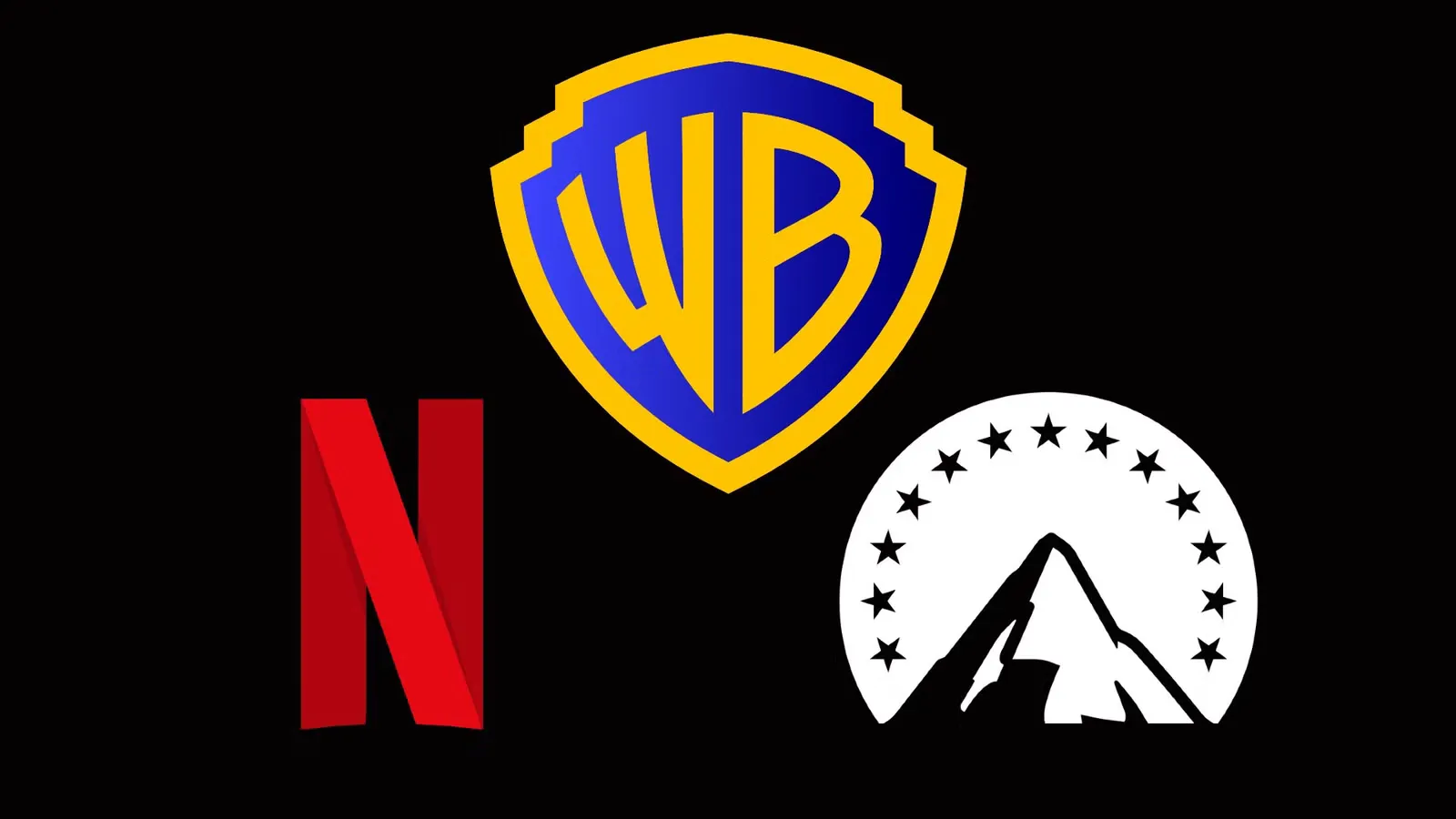 warner bros netflix paramount logos